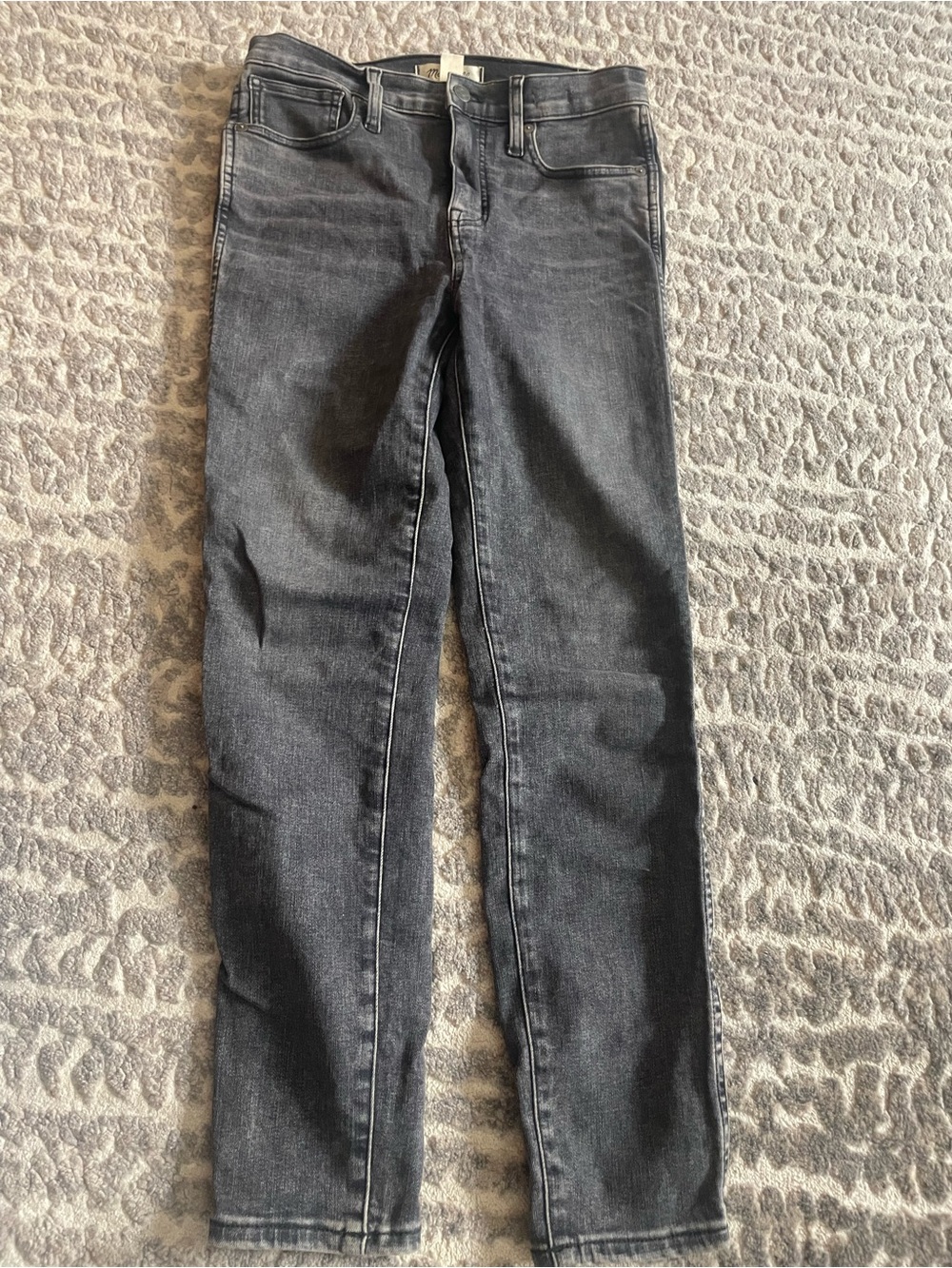 Madewell Women's Skinny Jeans in Washed Black